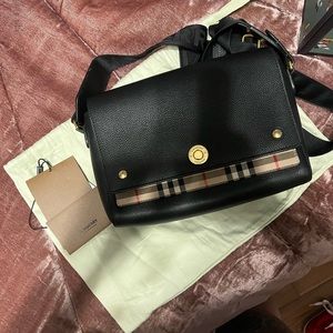 Burberry Vintage Check and Leather bag